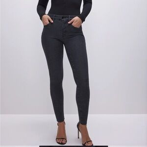 Good American Black Good Legs Skinny Jeans